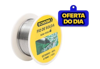 Estanho em fio para solda espessura de 1mm 40g