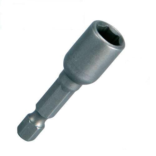 Soquete magn�tico sextavado 6 x 50 mm encaixe de 1/4