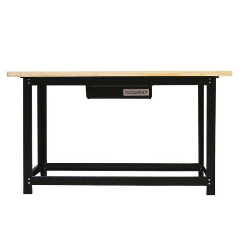 Bancada desmont�vel aberta 1.500 x 600 mm com tampo de pinus