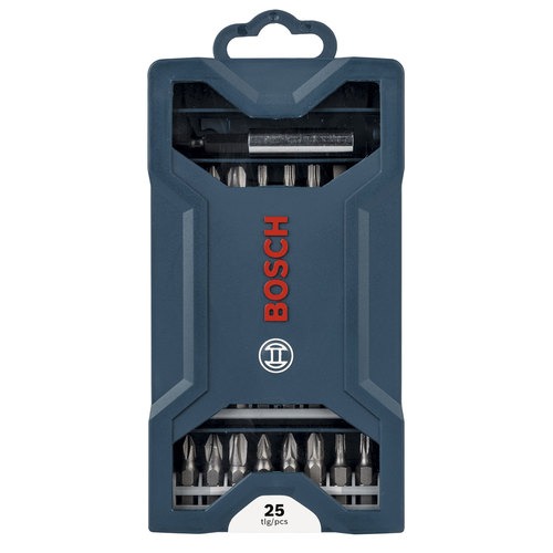 Jogo de bits e pontas 25 pe�as com estojo - Mini X-Line