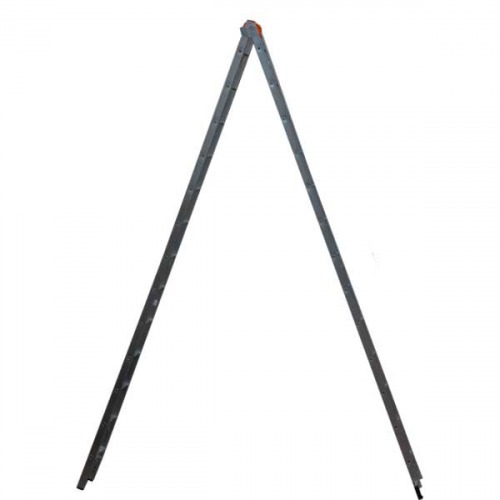 Escada de alum�nio extens�vel 2,96 x 4,86 m 2 x 10 degraus 3 em 1