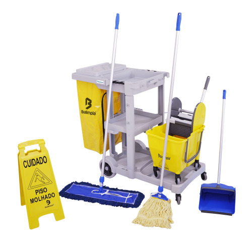Kit para limpeza profissional n� 3 amarelo - NYKT03