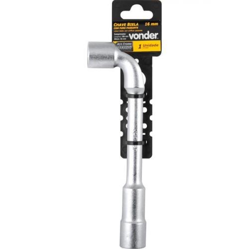 Chave biela com furo passante 16 mm 