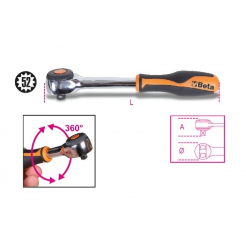 Chave catraca revers�vel 3/8
