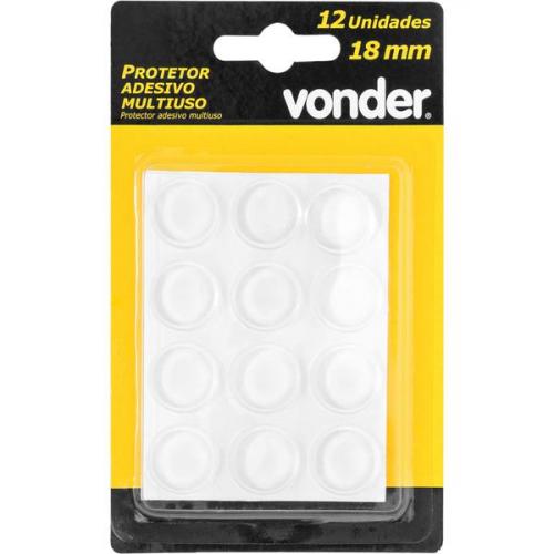 Protetor adesivo multiuso 18 mm com 12 pe�as 