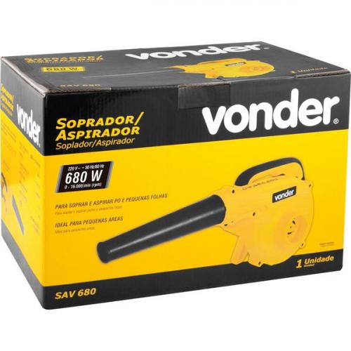 Soprador Aspirador de ar 680 watts - SAV 680   220V