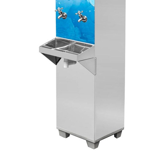 Bebedouro industrial de coluna 25 litros em a�o inox - B25  110V