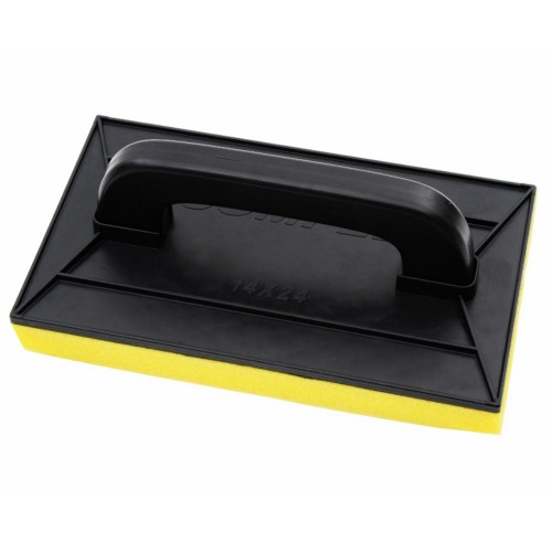 Desempenadeira pl�stica com esponja 14 x 24 cm
