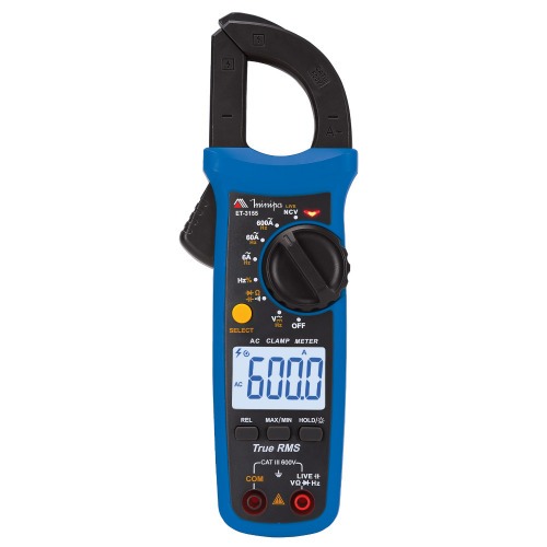 Alicate amper�metro digital CAT III 600V True RMS - ET-3155