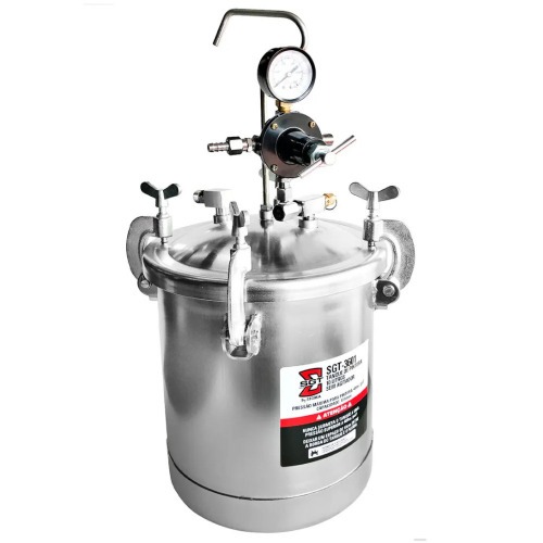 Tanque de press�o para pintura 10L Sem agitador - SGT-3601