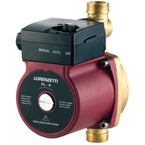 Bomba pressurizadora 120 watts 1500 L/H - PL-9  110V
