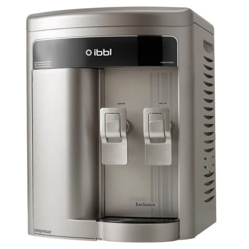 Purificador de �gua natural e gelada com compressor Prata - FR600 Exclusive  110V