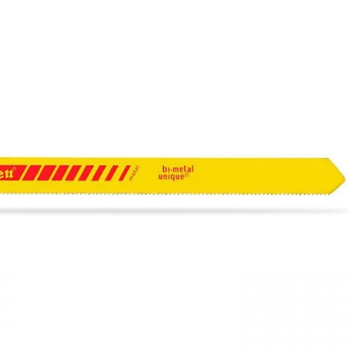 L�mina serra tico tico 100 mm 24 dentes bimetal multiuso 5 pe�as - BU424