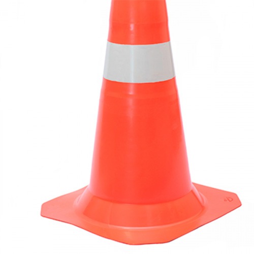 Kit 3 Cones para sinaliza��o 75 cm com 2 faixas - RM-41