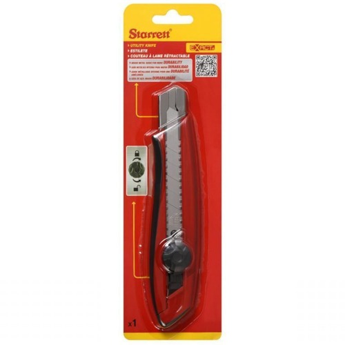 Estilete largo 18 mm com trava girat�ria - Exact