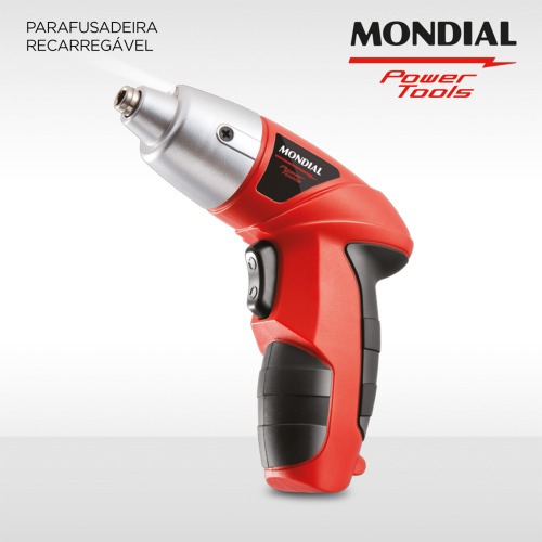 Parafusadeira a bateria 4,8 volts com 11 bits e prolongador - Power Tools FPF-05  110V/220V