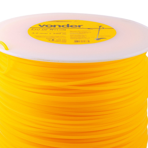 Fio de nylon, 3,0 mm x 500 m quadrado para ro�adeiras