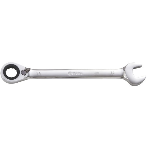 Jogo de chave combinada com catraca revers�vel de 8 a 18 mm com 8 pe�as - ST09041
