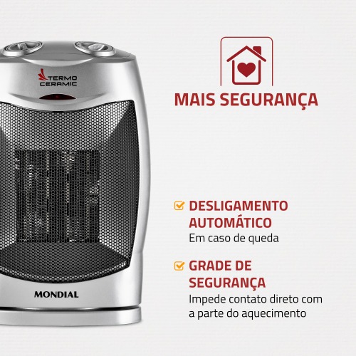 Aquecedor el�trico 1.500 watts termo ceramic - A05  110V
