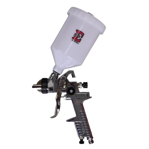 Pistola de pintura HVLP tipo gravidade com bico 1.3 mm 600 ml - SGT-3011A