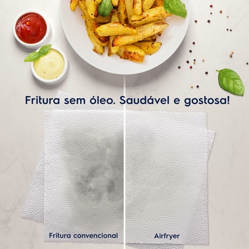 Fritadeira el�trica sem �leo Air Fryer 3,2L 1400 watts Efficient - EAF10  220V