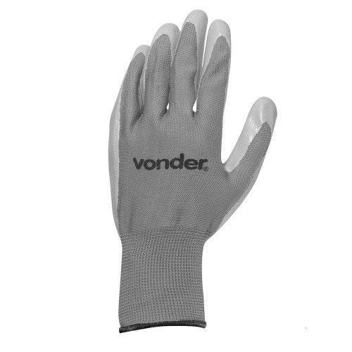 Luva de poli�ster com l�tex nitr�lico tamanho 10 - PNV 0110