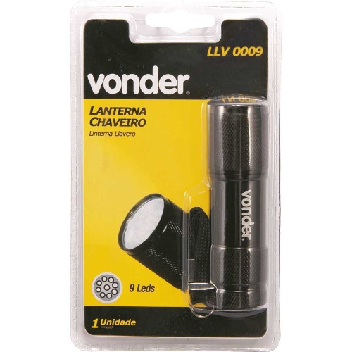 Lanterna chaveiro com 9 leds 30 l�mens - LLV 0009
