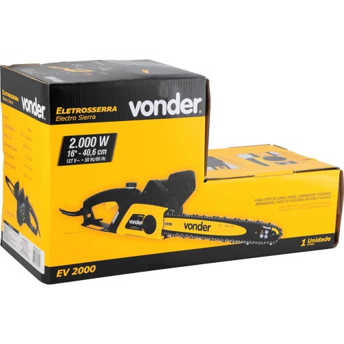 Eletrosserra 2000 watts com sabre de 16