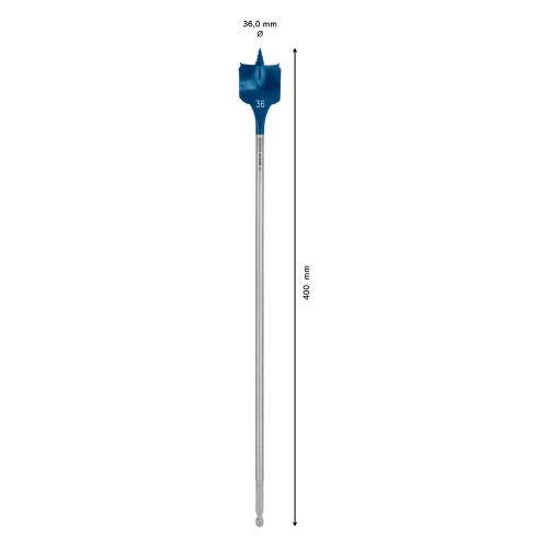 Broca chata para madeira 36 x 400 mm Expert - Self Cut Speed