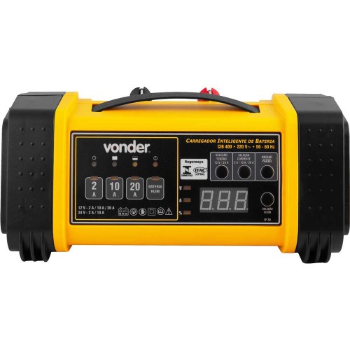 Carregador inteligente de bateria 12/24V- CIB 400     220V