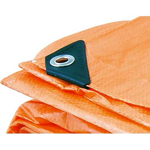 Lona de polietileno laranja 10 m x 8 m