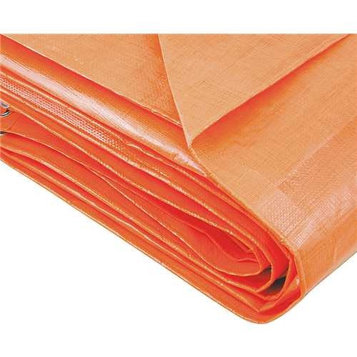 Lona refor�ada de polietileno laranja 5 m x 4 m