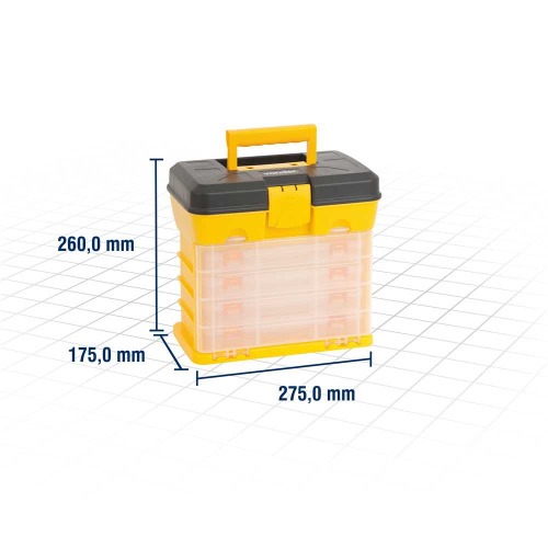 Organizador pl�stico 275 x 175 x 260 mm ? OPV 0600  