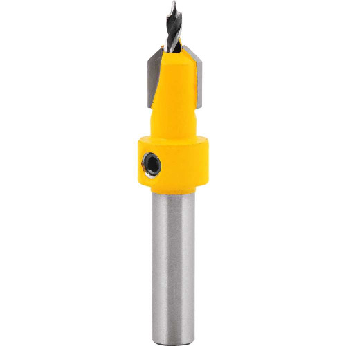 Fresa com dentes de v�dea/metal duro para cabe�a c�nica 10 mm