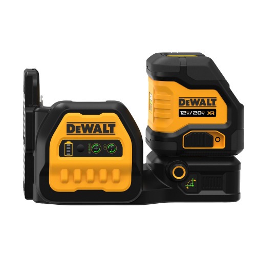 N�vel a laser verde a bateria 2 linhas 85 m Sem Bateria - DCLE34020GB