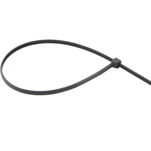 Abra�adeira de nylon preta 2,5 x  200 mm com 100 pe�as