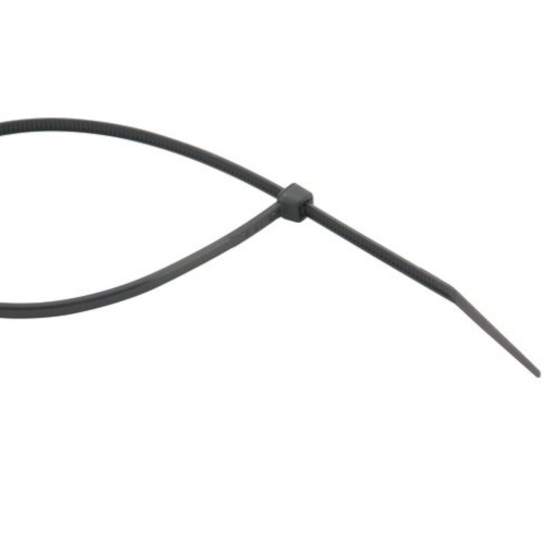 Abra�adeira de nylon preta 2,5 x  200 mm com 100 pe�as