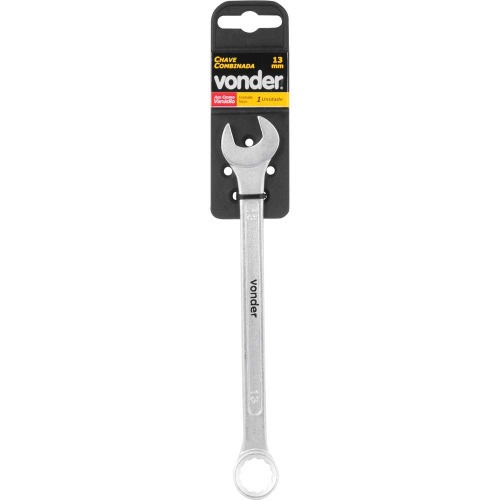 Chave combinada 13 mm a�o cromo van�dio
