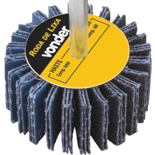 Roda de lixa 30 x 20 mm com haste gr�o 50