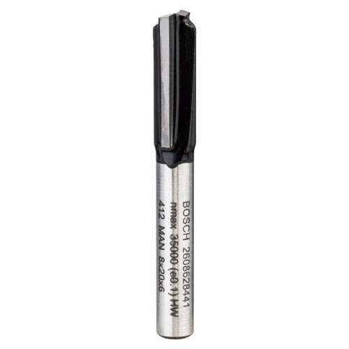 Fresa paralela dupla 8 x 19,6 mm haste 6 mm - Standard