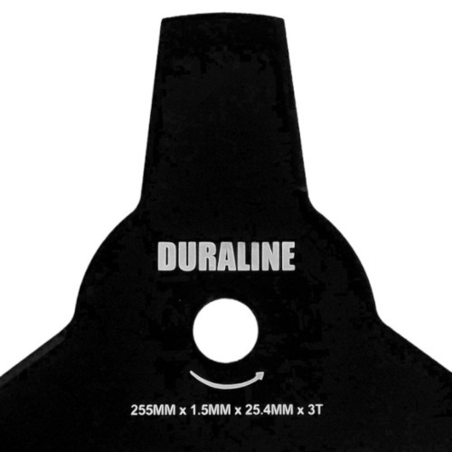 L�mina para ro�adeira 3 pontas 255 mm x 1,5 mm x 1