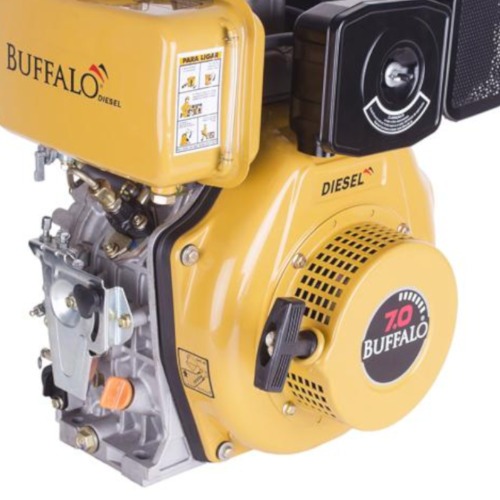 Motor a diesel 7 hp 4T partida el�trica e manual eixo 1