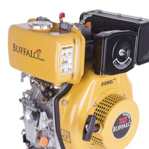 Motor a diesel 7 hp 4T partida el�trica e manual eixo 1