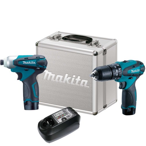 Combo Furadeira Parafusadeira de Impacto + Parafusadeira de Impacto - DK1493  110V/220V