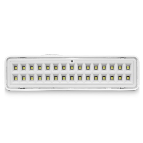 Kit 10 Lumin�rias de emerg�ncia 30 Leds branca  110V/220V
