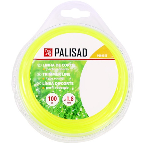 Fio de nylon redondo 1,8 mm x 100 metros para aparadores e ro�adeiras - 9684655