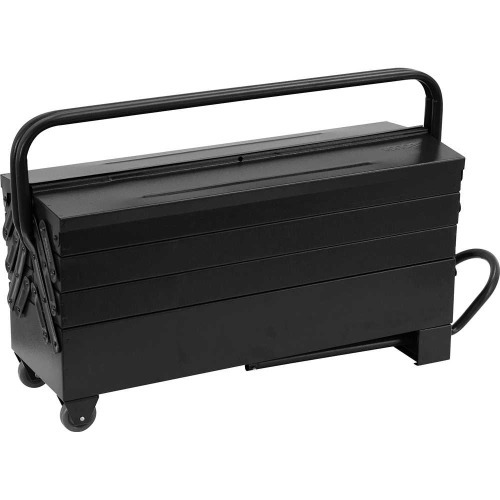 Caixa met�lica para ferramentas com 7 gavetas 60,0 x 19,0 x 24,0 cm com roda