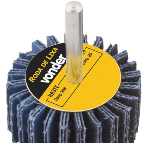 Roda de lixa 50 x 20 mm com haste gr�o 60 - 12.71.502.060