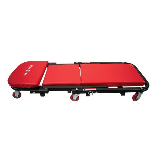Carrinho esteira/banco para mec�nico 101 cm 130 kg dobr�vel 2 em 1