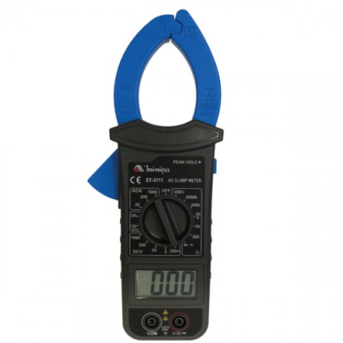 Alicate amper�metro digital CAT III 600V ET-3111